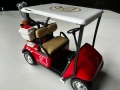 Миниатюрна играчка - голф количка, лят модел голф количка в мащаб 1:36, червена, снимка 10