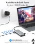 Нов неотварян запечатан NOVOO R11 USB C хъб 11 в 1 за 2 монитора и Ethernet, снимка 7