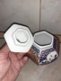 Прекрасен буркан с капак - японски порцелан маркировка, снимка 4