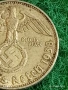 Сребърна монета 2 райхсмарки 1938г. Германия Трети Райх с Свастика за КОЛЕКЦИОНЕРИ 53136, снимка 4