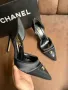 Дамски черни обувки на ток Chanel Код Lux152, снимка 2