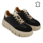 Спортни обувки от естествена кожа - Daris Black 11730, снимка 1