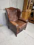Кресло в стил Честърфийлд (естествена кожа), снимка 5