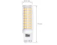 LED крушка MILIO G9 12W 1020 lm Топло бяло 3000К, снимка 3