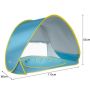 Детска палатка за плаж с UV защита и басейн, снимка 7