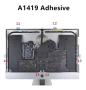 Лепенки за дисплей на iMac A1419 A1418 21.5" 27" 2012-2017, снимка 3