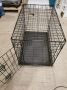 НОВА метална сгъваема клетка за куче 78x49x54см за транспорт и стационар, снимка 5