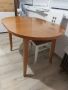 Трапезна маса 80/120 см + 30 см, снимка 1