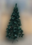 Елха - Изкуствена коледна елха с бели връхчета и шишарки , снимка 2