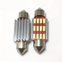 LED диодна лампа, 12 SMD диода, 41мм, 12V, бяла светлина, Canbus, снимка 2