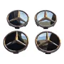 60мм Капачки за джанти за Мерцедес Mercedes-Benz - ЧЕРНИ, снимка 1