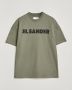 JIL SANDER Army Green Logo Print Мъжка Тениска size M и XL, снимка 2