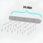 Самозалепваща се сгъваема стойка за сушене на дрехи с 24 щипки , снимка 9