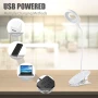 EXTRASTAR 40 LED настолна USB лампа 4,6W с щипка за закрепване и сензор за докосване, снимка 2