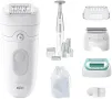 Нов Епилатор Braun Silk-épil 5 за Мокро/Сухо с Масажиращ Накрайник Браун, снимка 1