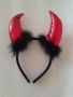 Диадема - дяволски рога, снимка 1 - Аксесоари за коса - 45262500