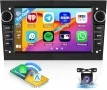 Нов Двоен DIN Android 13 CarPlay Радио за кола Opel Astra Corsa Zafira, снимка 1