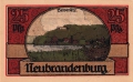 ❤️ Германия Neubrandenburg 1921 25 пфенинга UNC нова ❤️, снимка 3