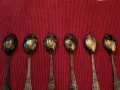 Винтидж посребрени лъжички за чай, СССР. , снимка 10