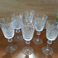 Кристални чаши , снимка 1 - Антикварни и старинни предмети - 45388192