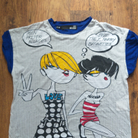 Love Moschino - страхотна дамска тениска , снимка 5 - Тениски - 45039301