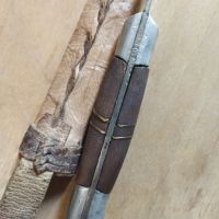 Стар кован нож с кания , снимка 7 - Антикварни и старинни предмети - 45360298
