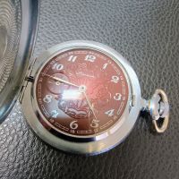 Перфектен Джобен Часовник Молния с капак Сделано в СССР Работещ , снимка 5 - Мъжки - 45545451