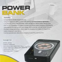 Външна батерия с безжично зареждане, Power bank KLGO KP-92 10000mAh, снимка 3 - Външни батерии - 46118154