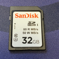 Карта памет SD Card Sandisk 32GB, снимка 1 - Карти памет - 44954175