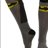 забавни чорапи Батман с черна пелерина, снимка 4 - Дамски чорапи - 45699443