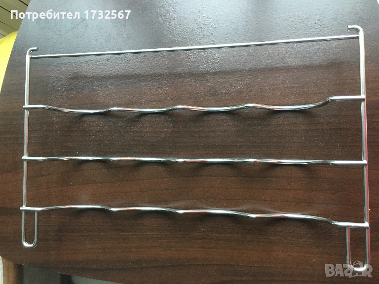 Метален рафт за бутилки, снимка 1