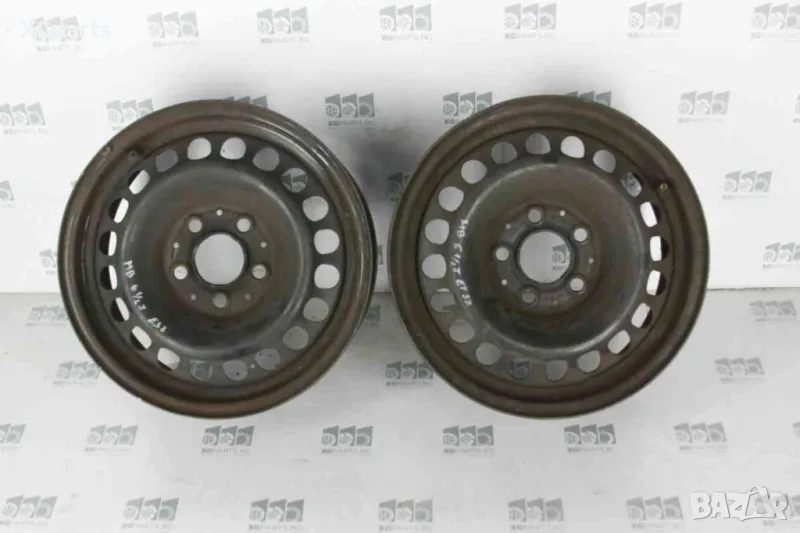 2бр. Стоманени джанти 15 цола 5x112 6,5J ET37 за Mercedes W202, W203, W210, снимка 1