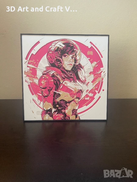 Релефна картина D.Va – Overwatch , снимка 1