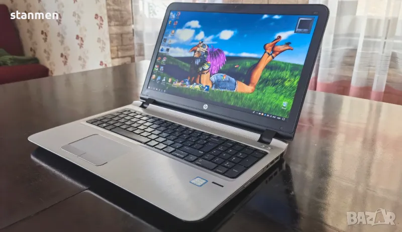 Продава лаптоп HP ProBook 450 G3/FullHDмат15.6сКамIPS/4х2.30GhzThr/8gbDDR4/500gb/НОВАбат/DVD/Профила, снимка 1