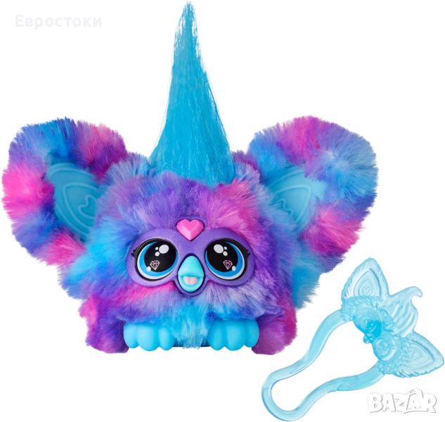 Furby Furblets Luv-Lee Интерактивно мини плюшено Furby , повече от 45 звука и фрази, снимка 1