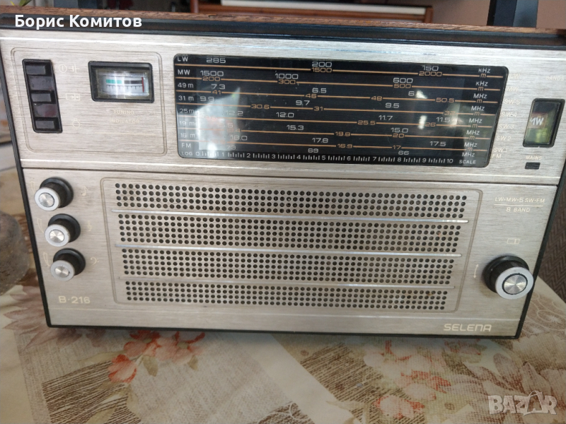 Радио приемник Селена В-216, снимка 1