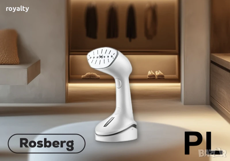 Уред за гладене с пара Rosberg R51051B, снимка 1
