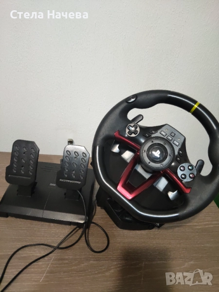 Кормило с педали за PS4, снимка 1