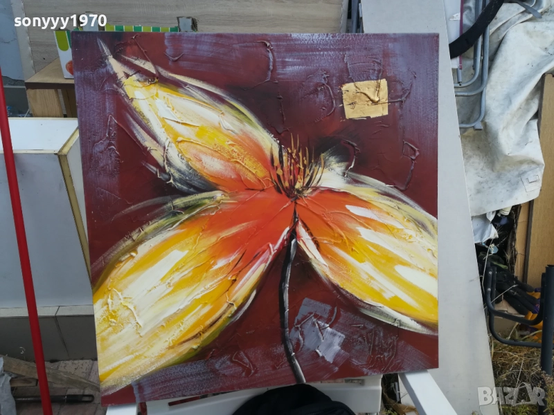 ЦВЕТЕ-КАРТИНА 60Х60СМ 1510251556, снимка 1
