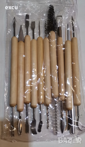Инструменти за работа с глина - неизползвани, снимка 1