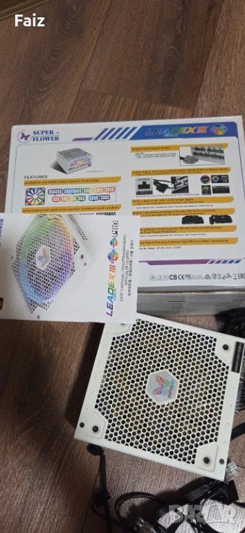 Захранване SuperFlower 650+ Gold ARGB, снимка 1