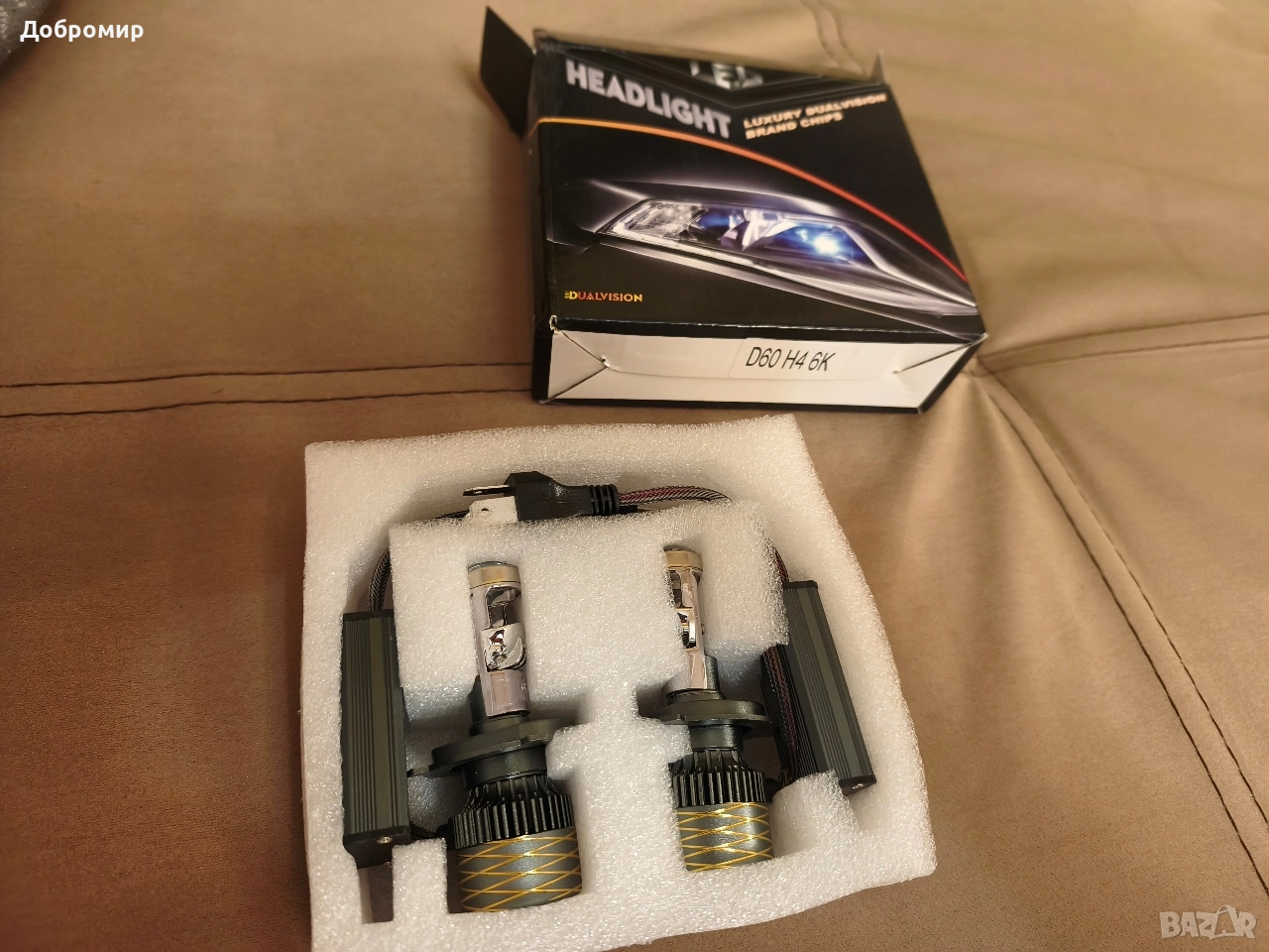 h4 led projector, лупа, снимка 1