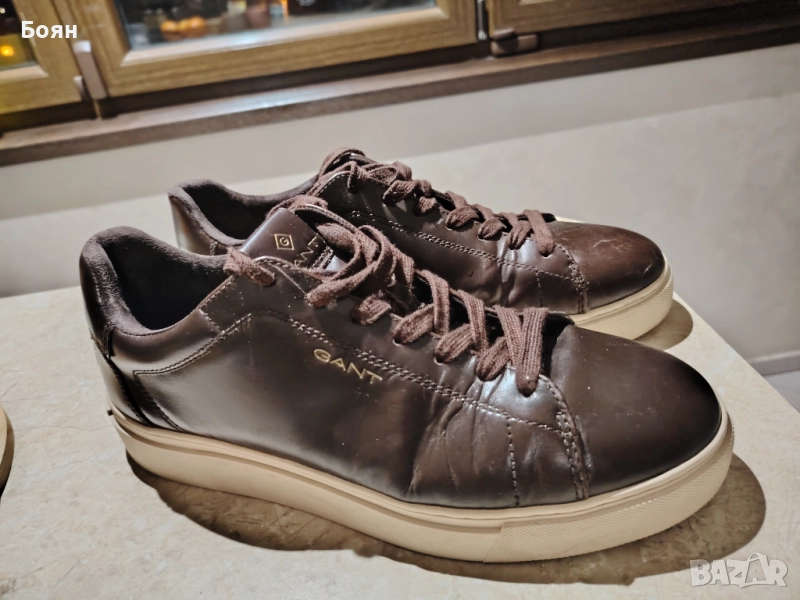  Мъжки Кожени обувки Gant 44, снимка 1