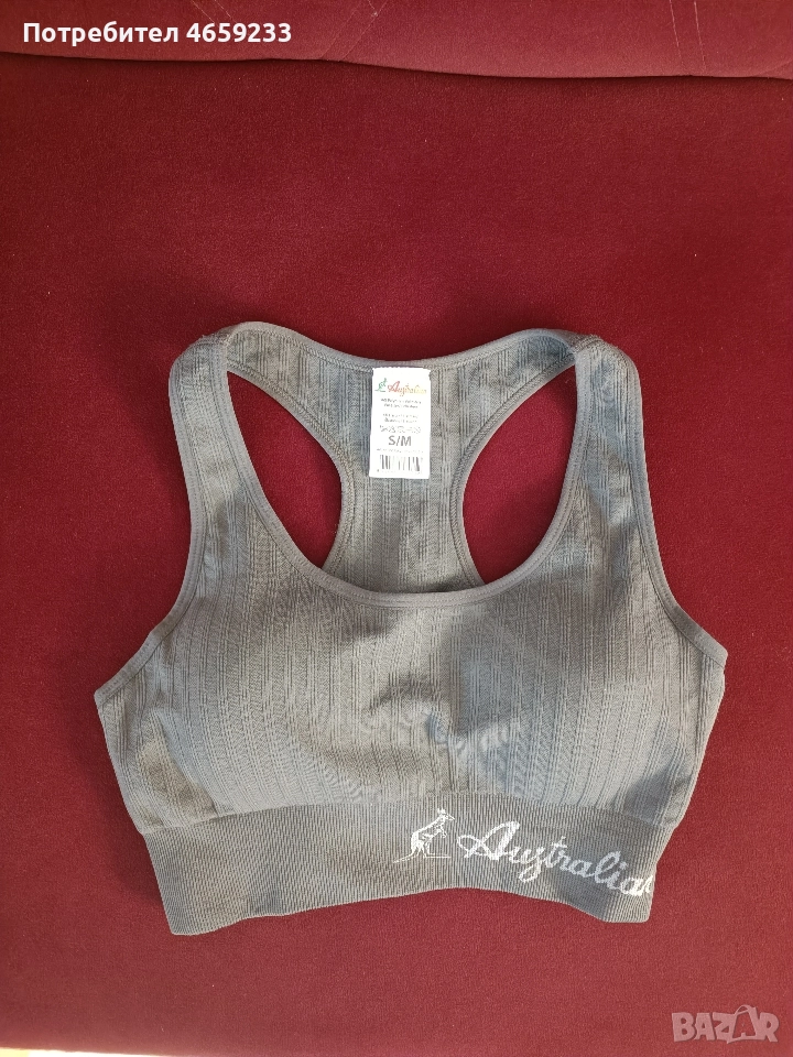 Дамска спортен къс потник, снимка 1