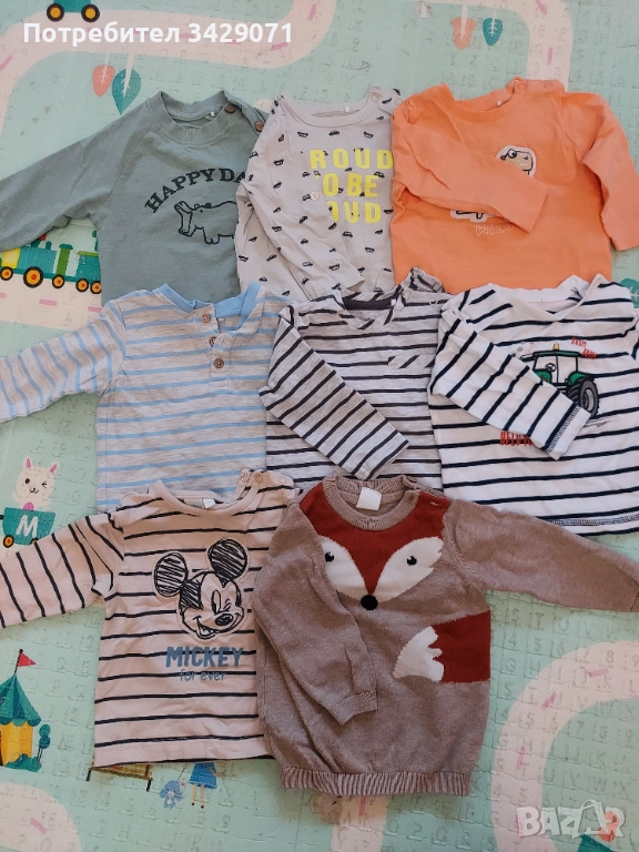 Блузки 74 размер 8 броя, снимка 1