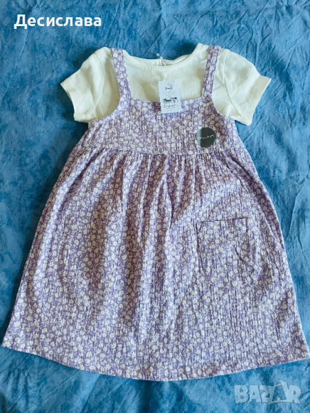 Детска лятна рокличка с блузка, снимка 1