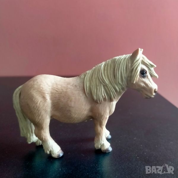 Колекционерска фигурка Schleich Miniature Shetland Pony Germany 1995 13232, снимка 1