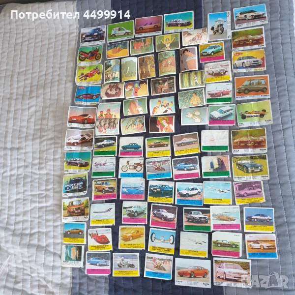 Стари картинки от дъвки и стикери Panini, снимка 1