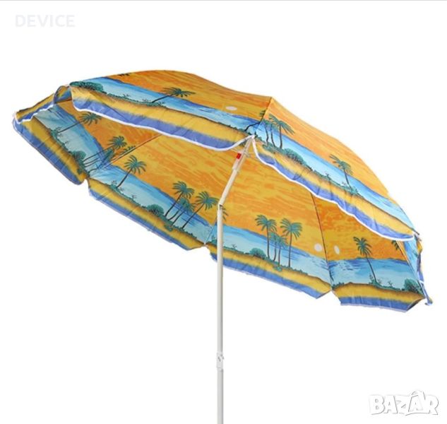 Плажен чадър с чупещо рамо, снимка 1