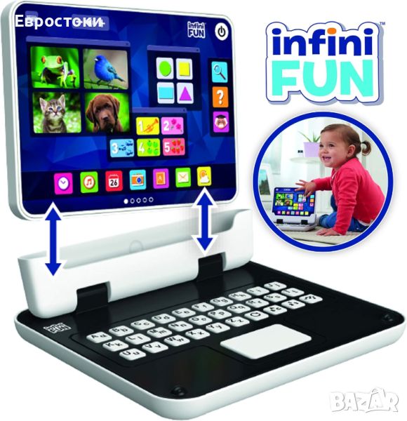 infiniFUN I15500 Моят първи таблет 2 в 1 играчка за предучилищна възраст (френски език), снимка 1